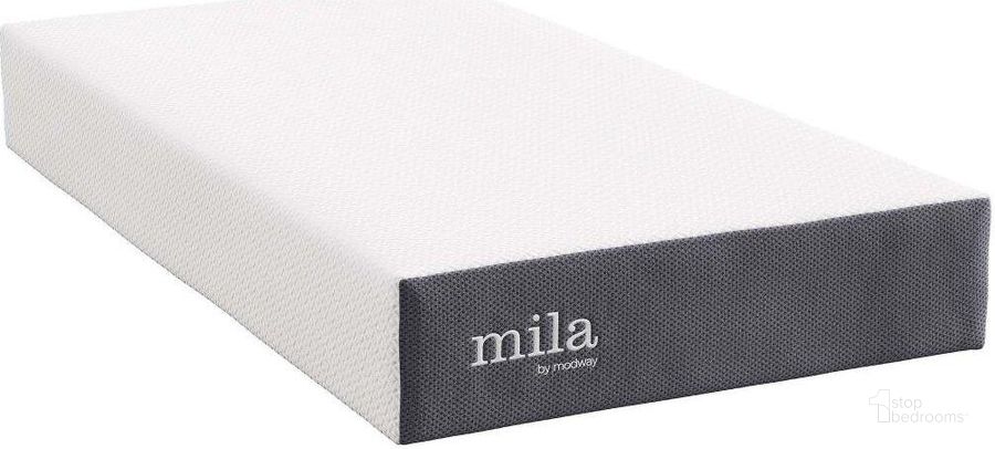 The appearance of Mila 10 Inch Twin Mattress In White designed by Modway in the modern / contemporary interior design. This white piece of furniture  was selected by 1StopBedrooms from Mila Collection to add a touch of cosiness and style into your home. Sku: MOD-6260-WHI. Product Type: Mattress. Size: Twin. Comfort Level: Firm. Mattress Top: Memory Foam Top. Mattress Type: Memory Foam. Comfort Level: Firm. Mattress Thickness: 10". Material: Foam. Image1