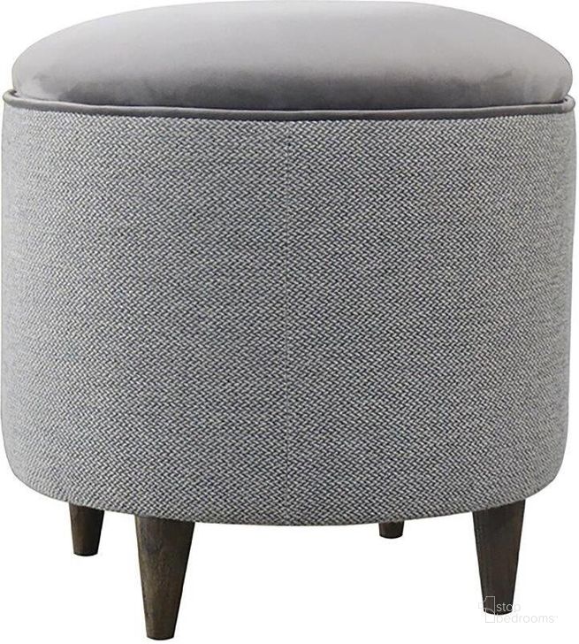 The appearance of Emma Ottoman With Storage designed by LH Imports in the modern / contemporary interior design. This grey piece of furniture  was selected by 1StopBedrooms from Emma Collection to add a touch of cosiness and style into your home. Sku: TW024. Product Type: Ottoman. Image1