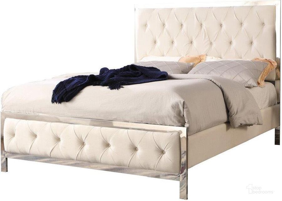 The appearance of Emory Fabric Upholstered Tufted California King Panel Bed In Beige designed by Best Master Furniture in the transitional interior design. This beige piece of furniture  was selected by 1StopBedrooms from Emory Collection to add a touch of cosiness and style into your home. Sku: T1910BCK. Bed Type: Panel Bed. Material: Upholstered. Product Type: Panel Bed. Bed Size: California King. Image1