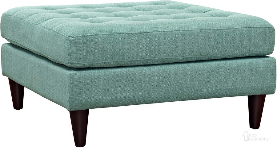 The appearance of Empress Laguna Upholstered Fabric Large Ottoman designed by Modway in the modern / contemporary interior design. This laguna piece of furniture  was selected by 1StopBedrooms from Empress Collection to add a touch of cosiness and style into your home. Sku: EEI-2139-LAG. Product Type: Ottoman. Material: Rubberwood. Image1