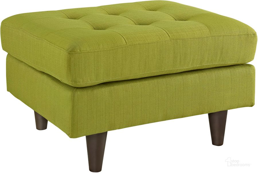 The appearance of Empress Wheat Grass Upholstered Fabric Ottoman designed by Modway in the modern / contemporary interior design. This wheat grass piece of furniture  was selected by 1StopBedrooms from Empress Collection to add a touch of cosiness and style into your home. Sku: EEI-1667-WHE. Material: Polyester. Product Type: Ottoman. Image1