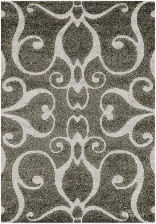 The appearance of Enchant Smoke Rug ENCOEN-07SK0090C0 designed by Loloi Rugs in the transitional interior design. This smoke piece of furniture  was selected by 1StopBedrooms from Enchant Collection to add a touch of cosiness and style into your home. Sku: ENCOEN-07SK0090C0. Material: Polypropylene. Product Type: Rug. Image1