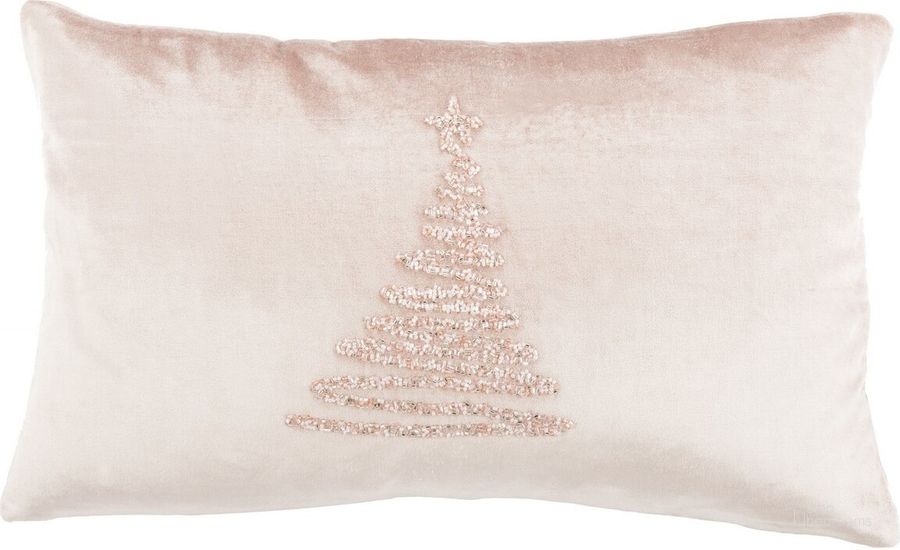 The appearance of Enchanted Evergreen Pillow PLS882A-1220 designed by Safavieh in the traditional interior design. This peach piece of furniture  was selected by 1StopBedrooms from Enchanted Collection to add a touch of cosiness and style into your home. Sku: PLS882A-1220. Material: Cotton. Product Type: Pillows and Throw. Image1