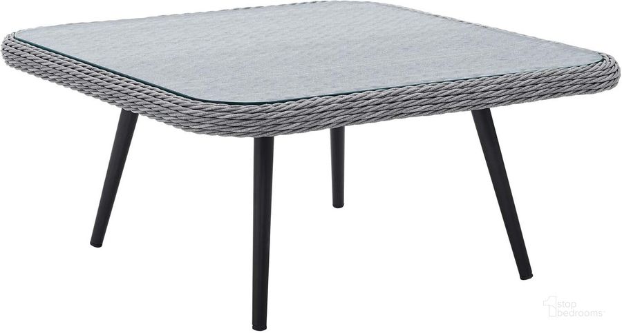 The appearance of Endeavor Outdoor Patio Wicker Rattan Square Coffee Table designed by Modway in the modern / contemporary interior design. This gray piece of furniture  was selected by 1StopBedrooms from Endeavor Collection to add a touch of cosiness and style into your home. Sku: EEI-4659-GRY. Material: Aluminium. Product Type: Outdoor Table. Image1