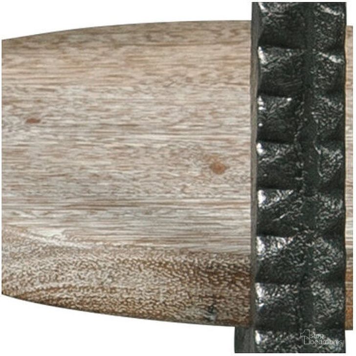 Enderton White Wash and Pewter Accent Table by Ashley Furniture 1StopBedrooms