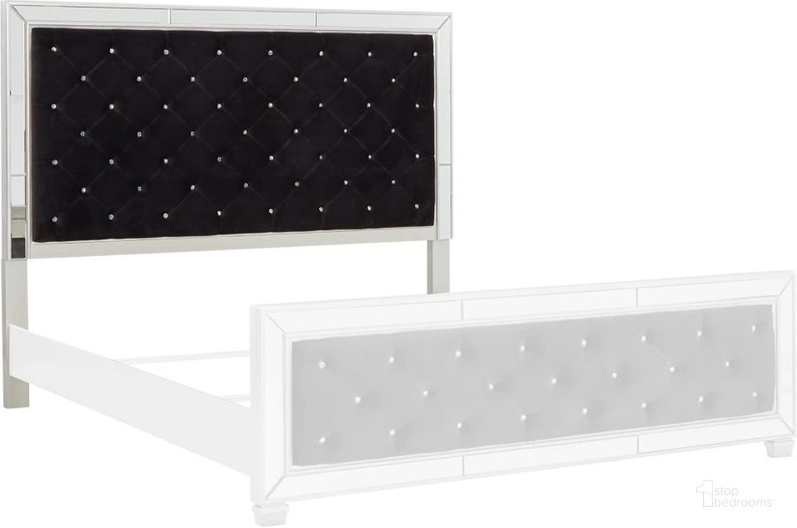 The appearance of Englishtown Black/Silver King Bed Frame & Headboard designed by Atelier Home in the modern / contemporary interior design. This black/silver piece of furniture  was selected by 1StopBedrooms from Englishtown Collection to add a touch of cosiness and style into your home. Sku: B758-58. Material: Fabric. Product Type: Headboard. Bed Size: King.
