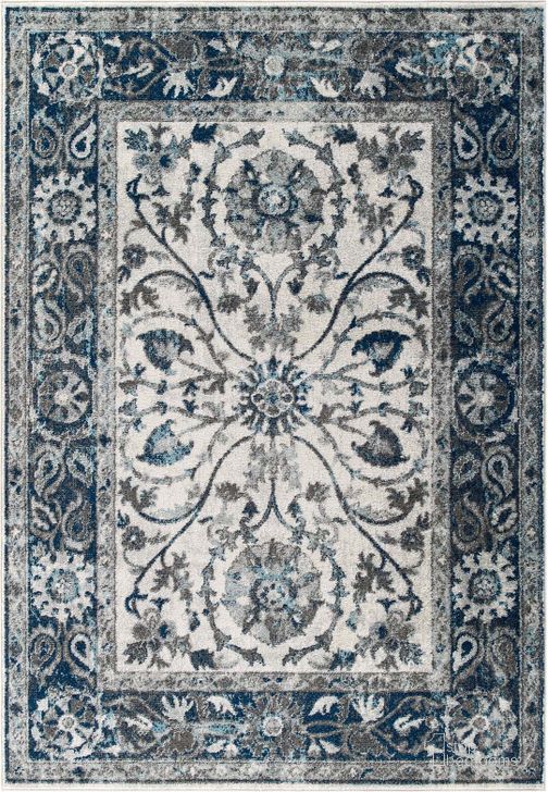 The appearance of Entourage Ivory and Blue Samira Distressed Vintage Floral Persian Medallion 5x8 Area Rug designed by Modway in the modern / contemporary interior design. This ivory and blue piece of furniture  was selected by 1StopBedrooms from Entourage Collection to add a touch of cosiness and style into your home. Sku: R-1174B-58. Material: Polypropylene. Product Type: Area Rugs. Image1