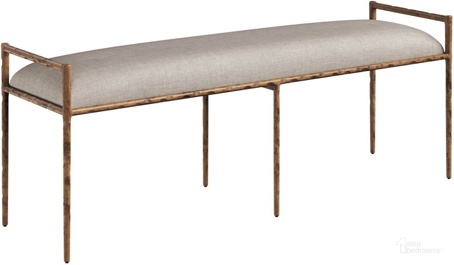 The appearance of Esai Bench In Zenith Taupe Grey designed by Sunpan in the modern / contemporary interior design. This grey piece of furniture  was selected by 1StopBedrooms from Esai Collection to add a touch of cosiness and style into your home. Sku: 110136. Material: Fabric. Product Type: Bench. Image1