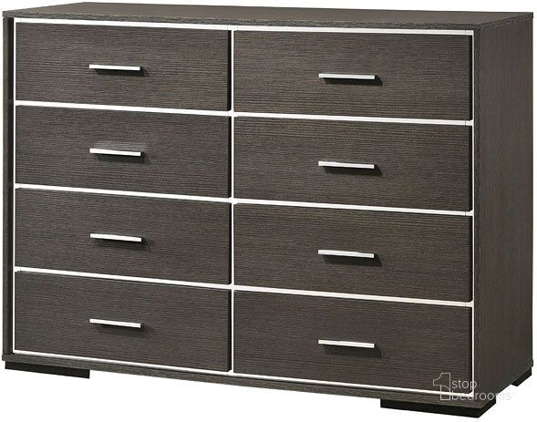 The appearance of Escher Dresser designed by ACME in the modern / contemporary interior design. This gray oak piece of furniture  was selected by 1StopBedrooms from Escher Collection to add a touch of cosiness and style into your home. Sku: 27655. Material: Wood. Product Type: Dresser. Image1