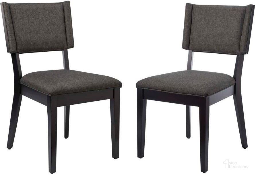 The appearance of Esquire Gray Dining Chairs - Set Of 2 designed by Modway in the modern / contemporary interior design. This gray piece of furniture  was selected by 1StopBedrooms from Esquire Collection to add a touch of cosiness and style into your home. Sku: EEI-4559-GRY. Product Type: Dining Chair. Material: Rubberwood. Image1