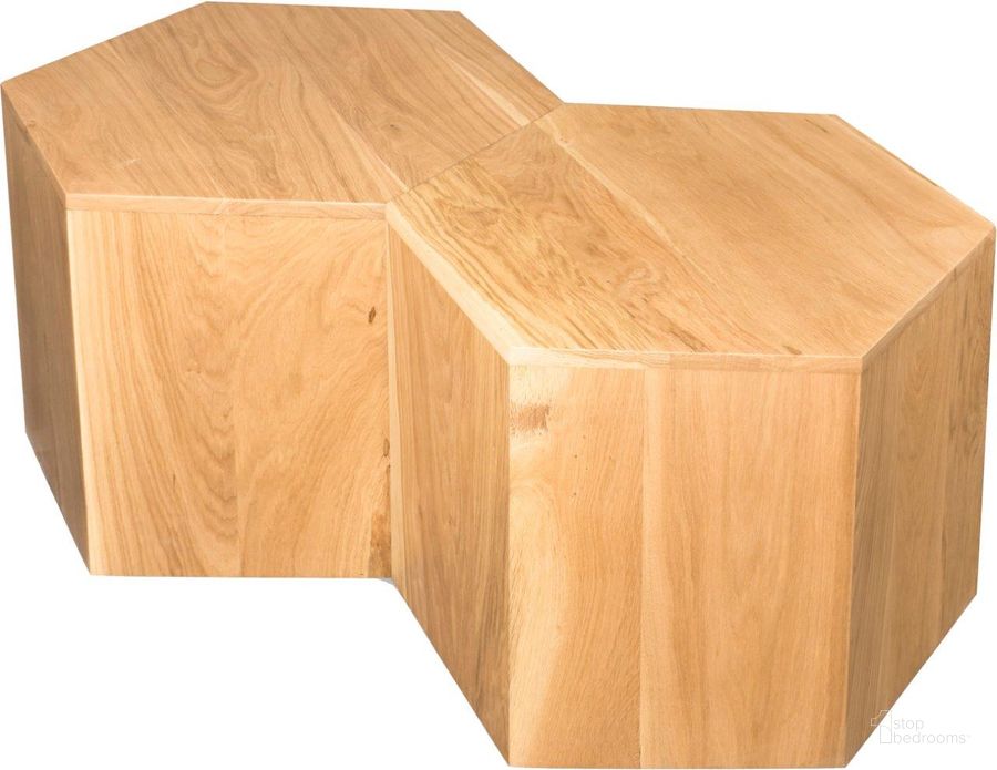 The appearance of Eternal Natural Coffee Table 261-CT-2PC designed by Meridian in the modern / contemporary interior design. This natural piece of furniture  was selected by 1StopBedrooms from Eternal Collection to add a touch of cosiness and style into your home. Sku: 261-CT-2PC-1;261-CT-2PC-2. Material: Wood. Product Type: Coffee Table. Image1