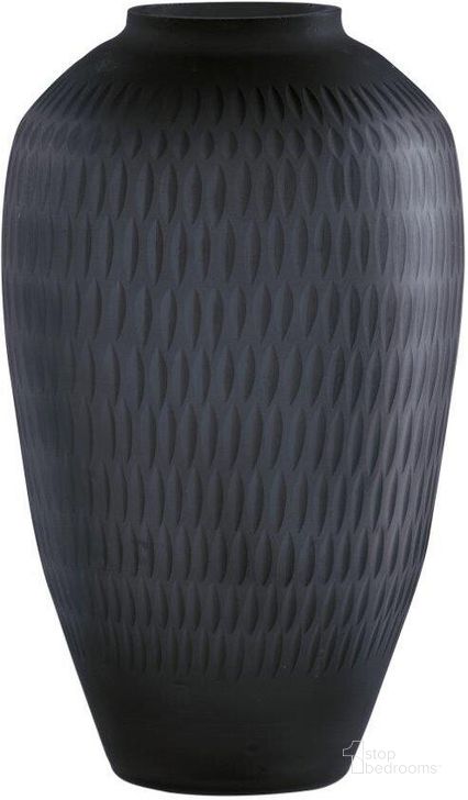 The appearance of Etney Slate Small Vase designed by Signature Design by Ashley in the modern / contemporary interior design. This slate piece of furniture  was selected by 1StopBedrooms from Etney Collection to add a touch of cosiness and style into your home. Sku: A2000509. Material: Glass. Product Type: Vase. Image1