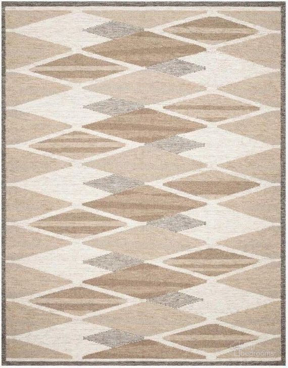 The appearance of Evelina Taupe/Bark Rug EVELEVE-04TABS2030 designed by Loloi Rugs in the modern / contemporary interior design. This taupe and bark piece of furniture  was selected by 1StopBedrooms from Evelina Collection to add a touch of cosiness and style into your home. Sku: EVELEVE-04TABS2030. Product Type: Rug. Material: Viscose. Image1