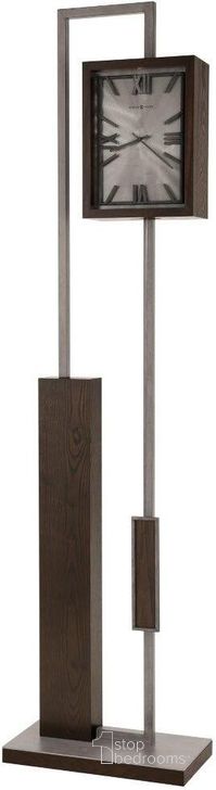 The appearance of Everly Grandfather Clock designed by Howard Miller in the modern / contemporary interior design. This gray piece of furniture  was selected by 1StopBedrooms from  to add a touch of cosiness and style into your home. Sku: 615136. Product Type: Clock. Image1