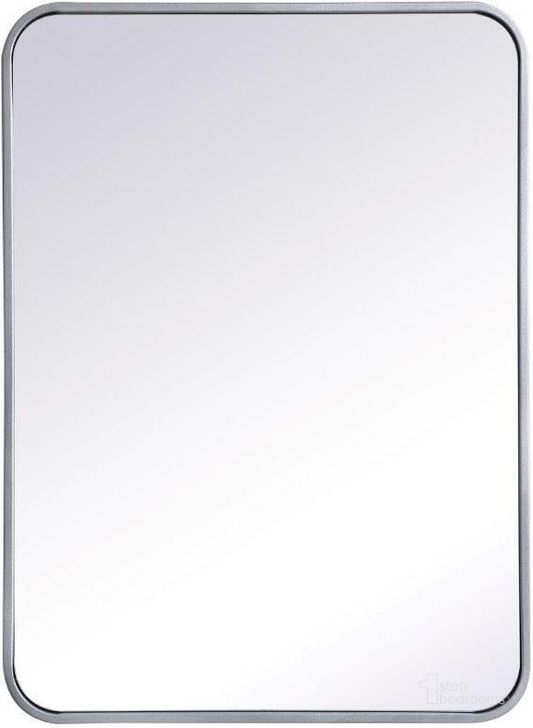 The appearance of Evermore Silver Rectangular Mirror MR802230S designed by Elegant Lighting in the transitional interior design. This silver piece of furniture  was selected by 1StopBedrooms from Evermore Collection to add a touch of cosiness and style into your home. Sku: MR802230S. Material: Metal. Product Type: Mirror. Image1