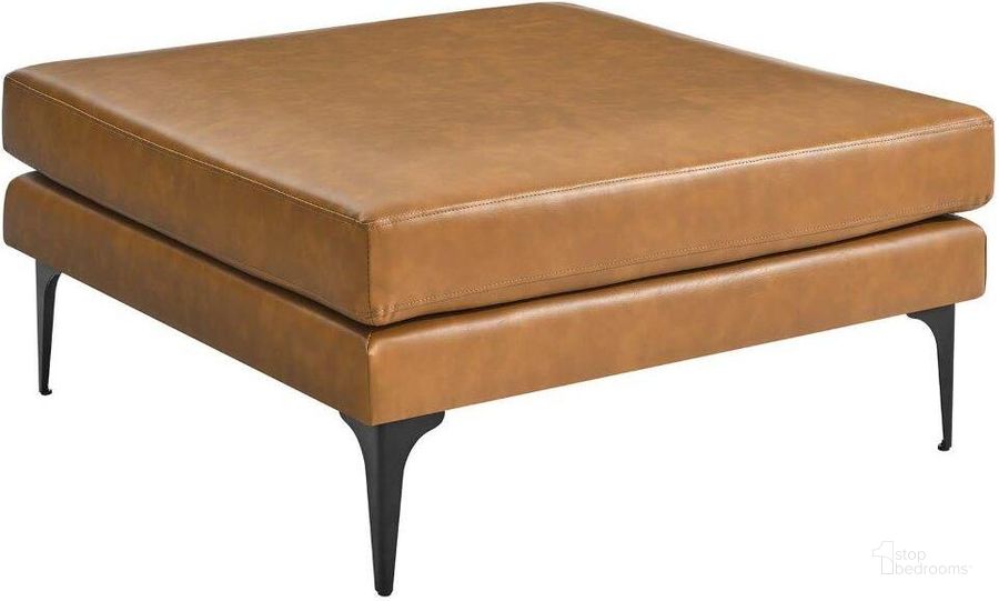 The appearance of Evermore Vegan Leather Ottoman In Tan designed by Modway in the modern / contemporary interior design. This tan piece of furniture  was selected by 1StopBedrooms from Evermore Collection to add a touch of cosiness and style into your home. Sku: EEI-6051-TAN. Product Type: Ottoman. Material: Plywood. Image1