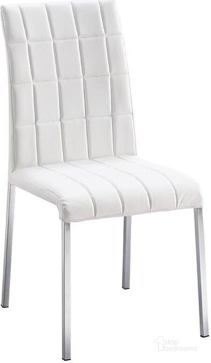 The appearance of Extravaganza 3450 Dining Chair (Set of 2) designed by ESF in the modern / contemporary interior design. This white piece of furniture  was selected by 1StopBedrooms from Extravaganza Collection to add a touch of cosiness and style into your home. Sku: 3450CHAIR. Material: Wood. Product Type: Dining Chair. Image1