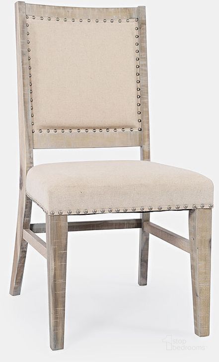 The appearance of Fairview Mid-Century Solid Wood Upholstered Side Chair (Set Of 2) In Ash designed by Jofran in the transitional interior design. This ash piece of furniture  was selected by 1StopBedrooms from Fairview Collection to add a touch of cosiness and style into your home. Sku: 1933-385KD. Material: Wood. Product Type: Side Chair. Image1