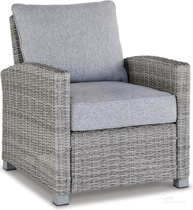 The appearance of Falher Light Gray Outdoor Chair 0qd24489254 designed by Off 5th Home in the transitional interior design. This light gray piece of furniture  was selected by 1StopBedrooms from Falher Collection to add a touch of cosiness and style into your home. Sku: P439-820. Material: Fabric. Product Type: Outdoor Chair. Image1