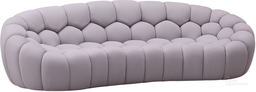 The appearance of Fantasy Sofa In Grey designed by J&M in the modern / contemporary interior design. This grey piece of furniture  was selected by 1StopBedrooms from Fantasy Collection to add a touch of cosiness and style into your home. Sku: 18442-GR-S. Product Type: Sofa. Image1