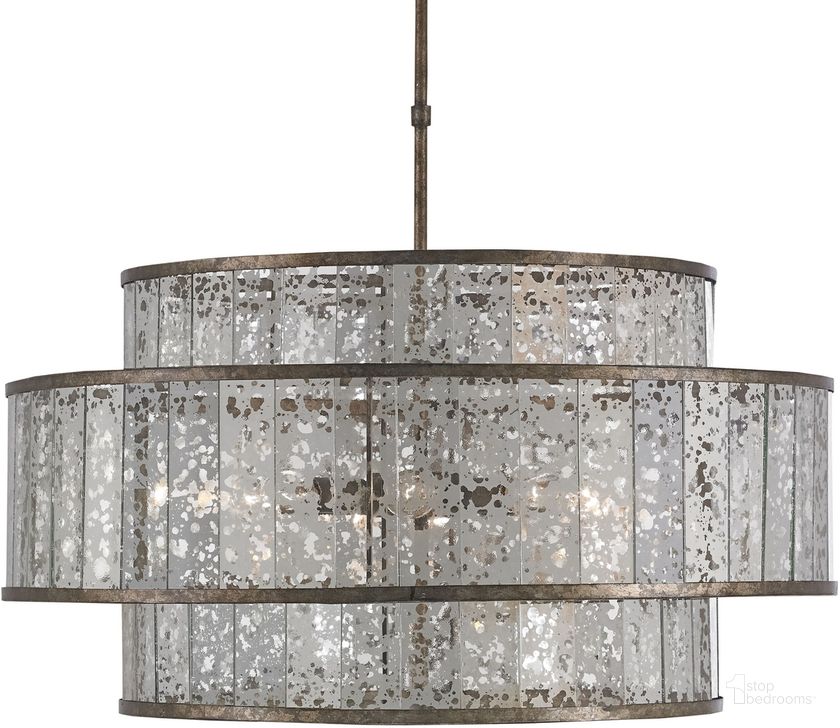 The appearance of Fantine Large Chandelier In Bronze designed by Currey & Company in the modern / contemporary interior design. This bronze piece of furniture  was selected by 1StopBedrooms from Fantine Collection to add a touch of cosiness and style into your home. Sku: 9454. Product Type: Chandelier. Material: Iron. Image1