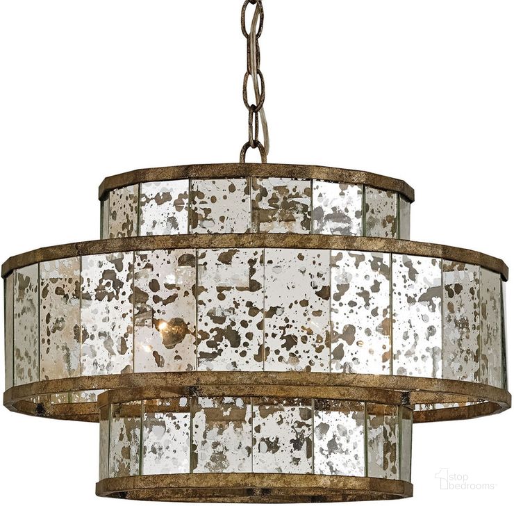 The appearance of Fantine Small Chandelier In Bronze designed by Currey & Company in the modern / contemporary interior design. This bronze piece of furniture  was selected by 1StopBedrooms from Fantine Collection to add a touch of cosiness and style into your home. Sku: 9759. Product Type: Chandelier. Material: Iron.