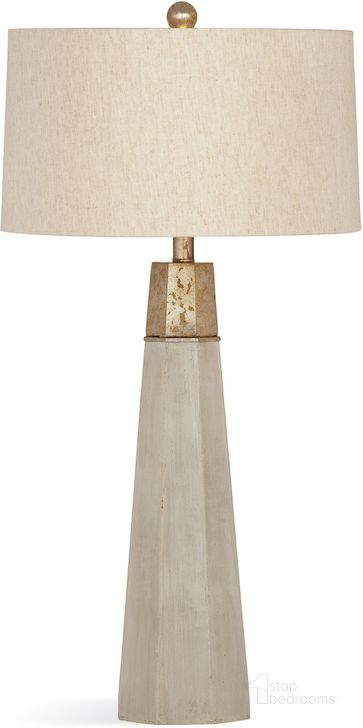 The appearance of Farm Brown Rowan Table Lamp designed by Bassett Mirror Company in the modern / contemporary interior design. This brown piece of furniture  was selected by 1StopBedrooms from Farm Collection to add a touch of cosiness and style into your home. Sku: L3223TEC. Product Type: Table Lamp. Material: Cement. Image1