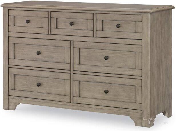 The appearance of Farm House Old Crate Brown 7 Drawer Dresser designed by Legacy Classic Kids in the transitional interior design. This brown piece of furniture  was selected by 1StopBedrooms from Farm House Collection to add a touch of cosiness and style into your home. Sku: 9950-1100. Product Type: Dresser. Material: Pine.