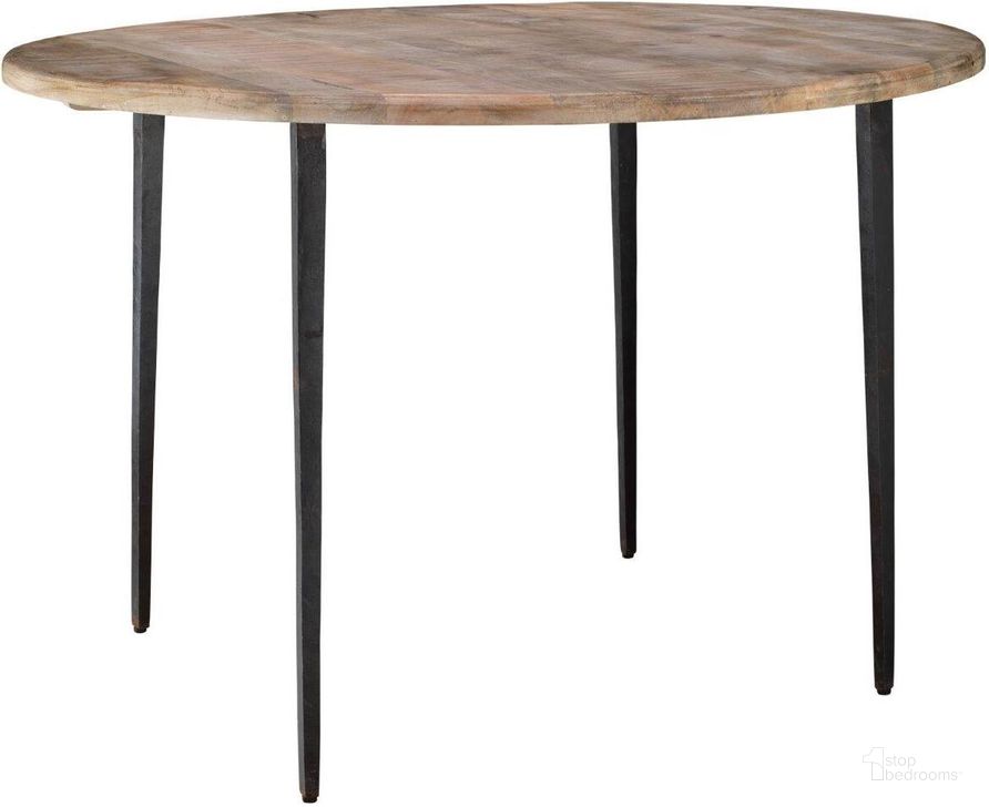 The appearance of Farmhouse Bistro Table designed by Jamie Young Company in the traditional interior design. This natural piece of furniture  was selected by 1StopBedrooms from Farmhouse Collection to add a touch of cosiness and style into your home. Sku: 20FARM-BINA. Material: Wood. Product Type: Bistro Table. Image1