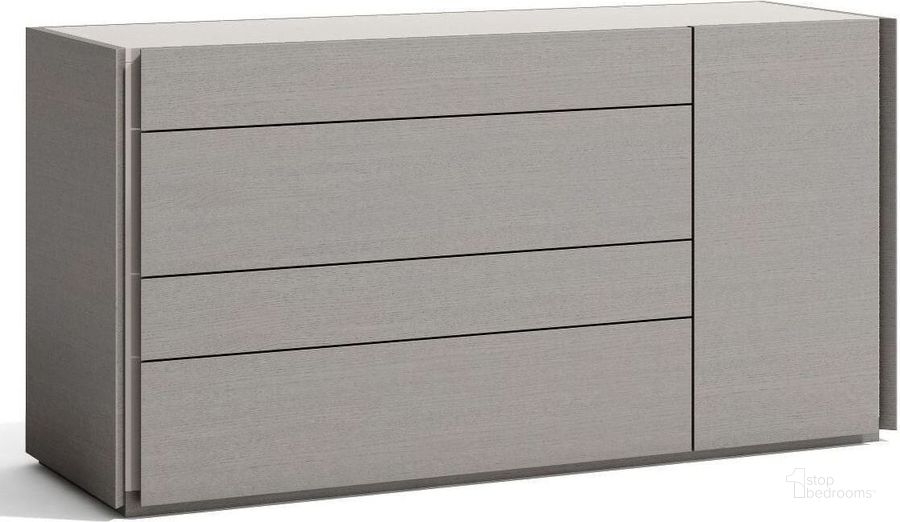 The appearance of Faro Grey Dresser designed by J&M in the modern / contemporary interior design. This gray piece of furniture  was selected by 1StopBedrooms from Faro Collection to add a touch of cosiness and style into your home. Sku: 17868-D. Product Type: Dresser. Image1