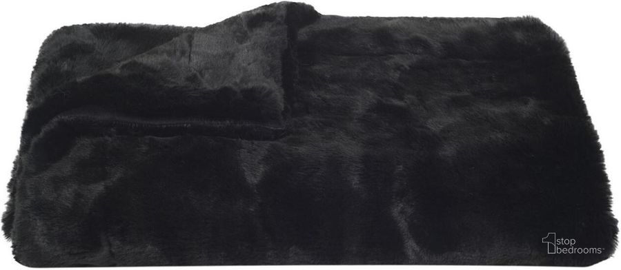 The appearance of Faux Black Mink THR701A-5060 designed by Safavieh in the modern / contemporary interior design. This onyx piece of furniture  was selected by 1StopBedrooms from Faux Collection to add a touch of cosiness and style into your home. Sku: THR701A-5060. Product Type: Pillows and Throw. Material: Acrylic. Image1