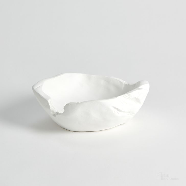 The appearance of Faux Timber Small Bowl In Matte White designed by Global Views in the modern / contemporary interior design. This white piece of furniture  was selected by 1StopBedrooms from Faux Collection to add a touch of cosiness and style into your home. Sku: 7.70032. Product Type: Bowl. Image1