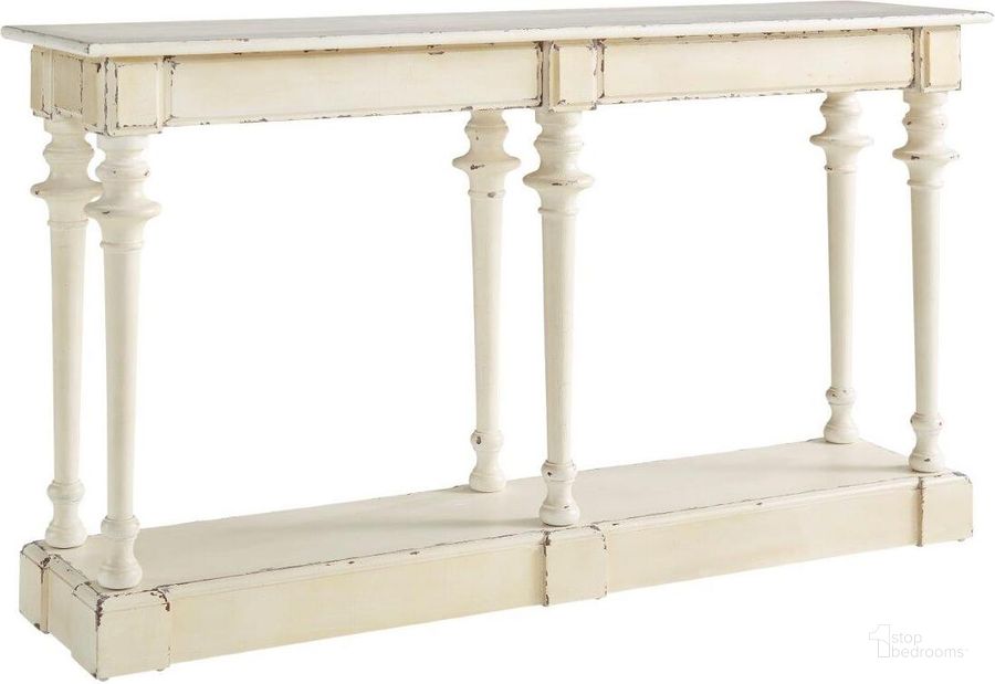 The appearance of Felicity Console designed by Furniture Classics in the country / farmhouse interior design. This white piece of furniture  was selected by 1StopBedrooms from Felicity Collection to add a touch of cosiness and style into your home. Sku: 57820AD33. Material: Wood. Product Type: Console. Image1