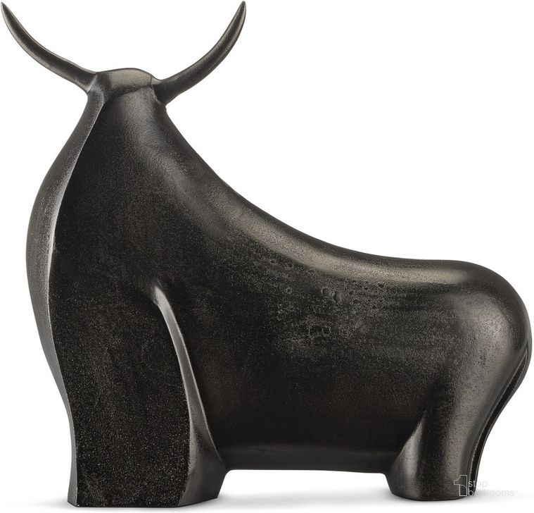 The appearance of Ferdinand Bull In Graphite designed by Currey & Company in the modern / contemporary interior design. This graphite piece of furniture  was selected by 1StopBedrooms from Ferdinand Collection to add a touch of cosiness and style into your home. Sku: 1200-0753. Material: Aluminum. Product Type: Sculpture. Image1