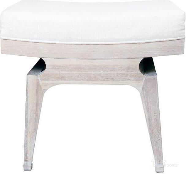 The appearance of Fergie Cerused Oak Rectangular Stool designed by Worlds Away in the transitional interior design. This white piece of furniture  was selected by 1StopBedrooms from Fergie Collection to add a touch of cosiness and style into your home. Sku: FERGIE CO. Material: Wood. Product Type: Stool.