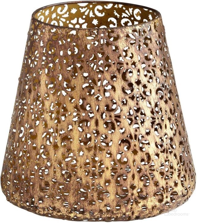 The appearance of Filigree Dream Large Container designed by Cyan Design in the modern / contemporary interior design. This gold piece of furniture  was selected by 1StopBedrooms from Filigree Collection to add a touch of cosiness and style into your home. Sku: 06210. Product Type: Decorative Accessory. Material: Iron.