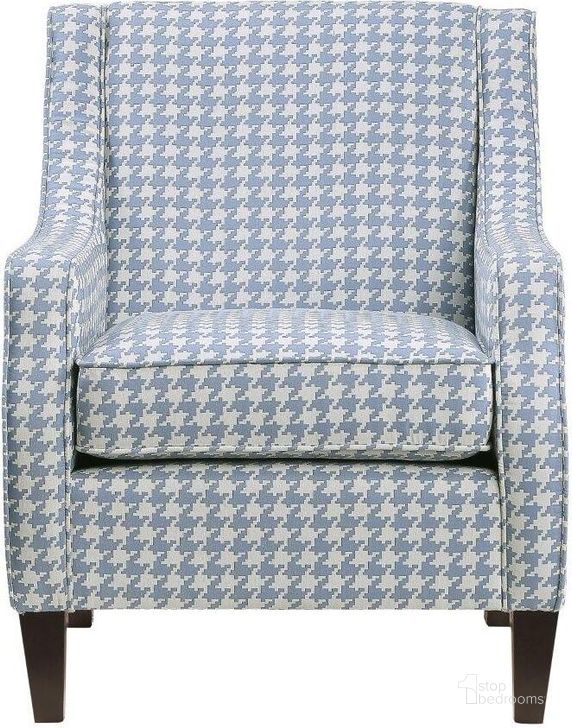 The appearance of Fischer Blue Accent Chair designed by Homelegance in the transitional interior design. This blue piece of furniture  was selected by 1StopBedrooms from Fischer Collection to add a touch of cosiness and style into your home. Sku: 1110BU-1. Product Type: Accent Chair. Material: Textured. Image1