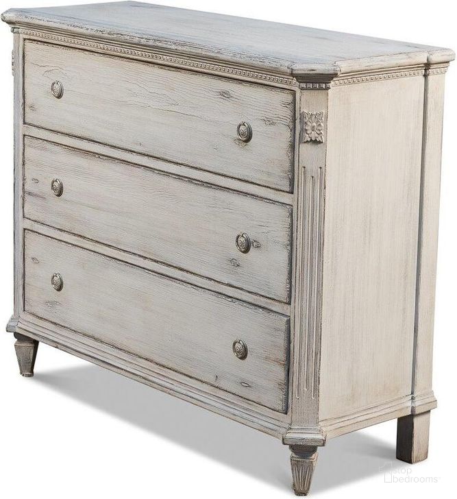 The appearance of Fisher Stone Gray Commode designed by Sarreid in the traditional interior design. This grey piece of furniture  was selected by 1StopBedrooms from Fisher Collection to add a touch of cosiness and style into your home. Sku: 52674. Product Type: Nightstand. Image1