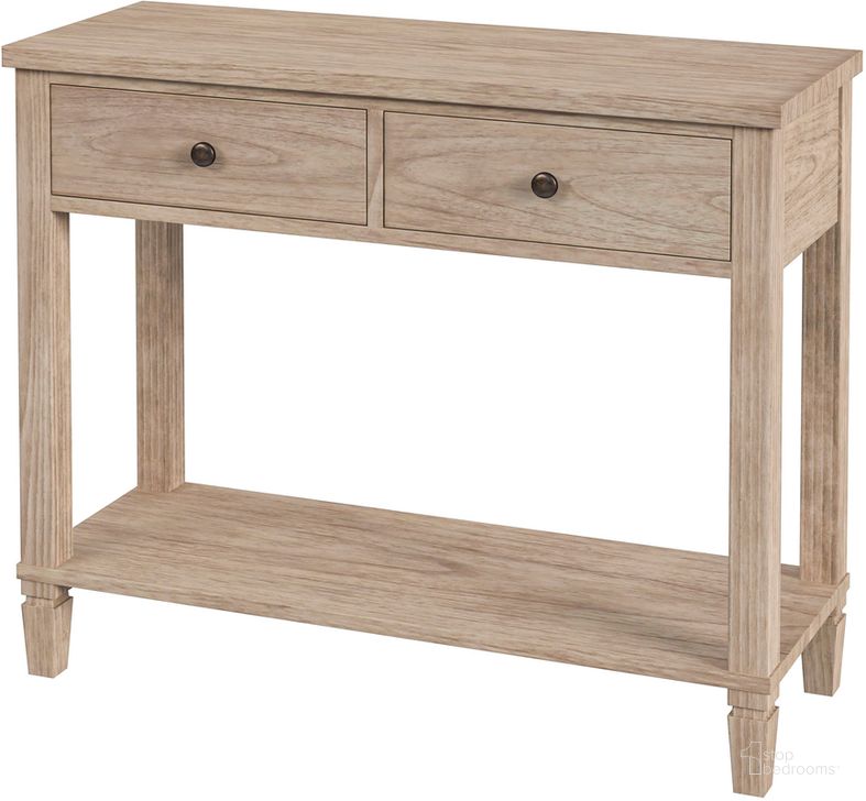The appearance of Flagstaff 2 Drawer 36 Inch Console Table In Natural designed by Butler Specialty Company in the traditional interior design. This natural piece of furniture  was selected by 1StopBedrooms from Flagstaff Collection to add a touch of cosiness and style into your home. Sku: 5729449. Material: Wood. Product Type: Console Table. Image1