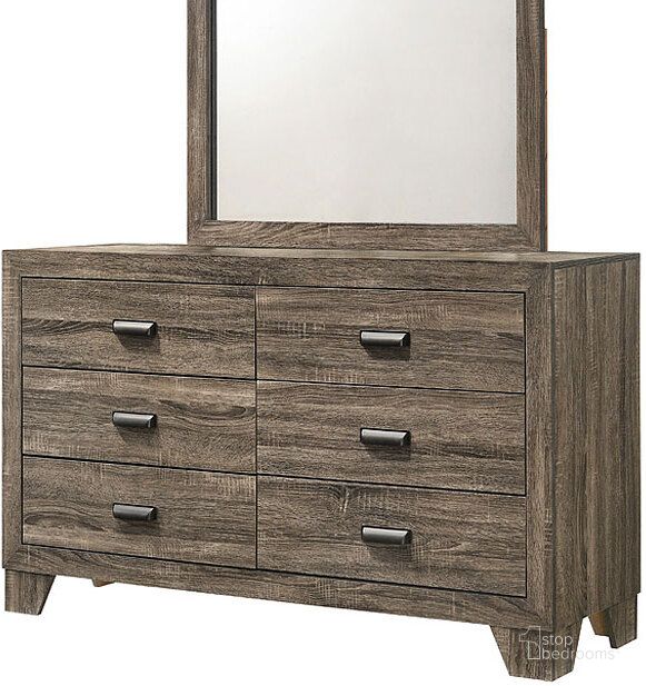 The appearance of Flavien Roma Grey Dresser designed by Atelier Home in the modern / contemporary interior design. This grey piece of furniture  was selected by 1StopBedrooms from Flavien Roma Collection to add a touch of cosiness and style into your home. Sku: B9200-1. Product Type: Dresser. Image1