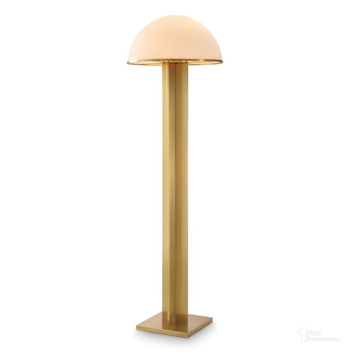 The appearance of Floor Lamp Berkley Antique Brass Finish Ul designed by Eichholtz in the modern / contemporary interior design. This antique brass piece of furniture  was selected by 1StopBedrooms from Berkley Collection to add a touch of cosiness and style into your home. Sku: 115744AUL;115744BUL. Product Type: Floor Lamp. Image1