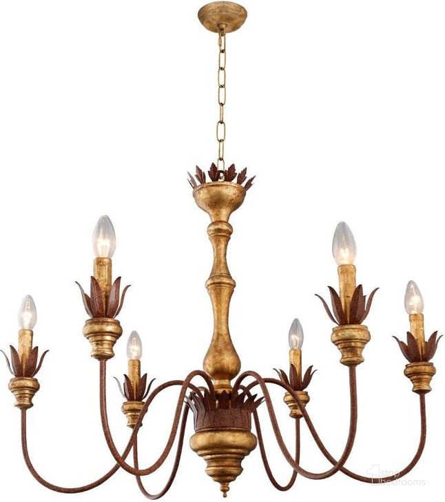 The appearance of Flore Pendant In Gold designed by Moti in the transitional interior design. This gold piece of furniture  was selected by 1StopBedrooms from Flore Collection to add a touch of cosiness and style into your home. Sku: 64001053. Product Type: Pendant Lighting. Material: Iron.
