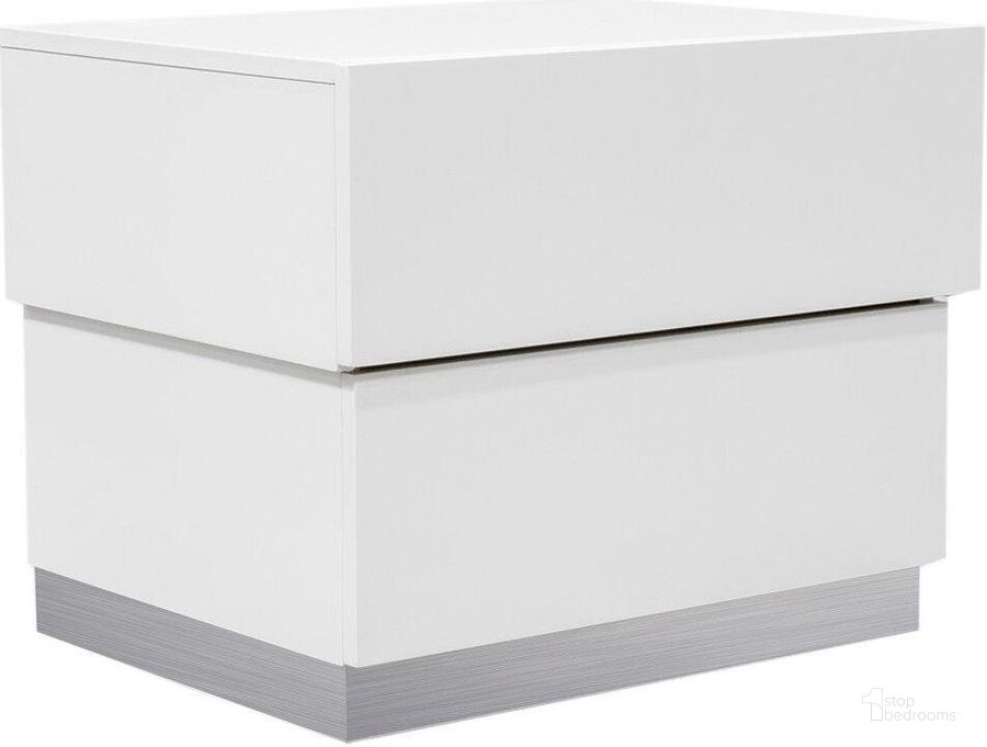 The appearance of Florence 2 Drawer Poplar Wood Bedroom Nightstand In White designed by Best Master Furniture in the modern / contemporary interior design. This white piece of furniture  was selected by 1StopBedrooms from Florence Collection to add a touch of cosiness and style into your home. Sku: FLORN. Material: Wood. Product Type: Nightstand. Image1