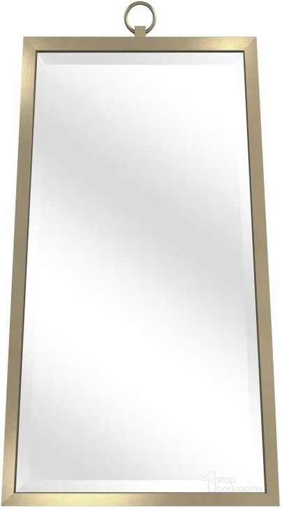 The appearance of Floris Gold Wall Mirror designed by Bassett Mirror Company in the modern / contemporary interior design. This gold piece of furniture  was selected by 1StopBedrooms from Floris Collection to add a touch of cosiness and style into your home. Sku: M4592BEC. Product Type: Wall Mirror.