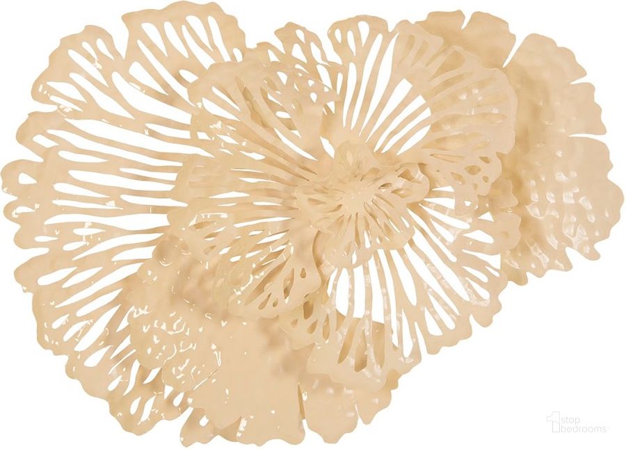 The appearance of Flower Wall Art TH83083 designed by Phillips Collection in the modern / contemporary interior design. This off white piece of furniture  was selected by 1StopBedrooms from  to add a touch of cosiness and style into your home. Sku: TH83083. Material: Metal. Product Type: Wall Decor. Image1