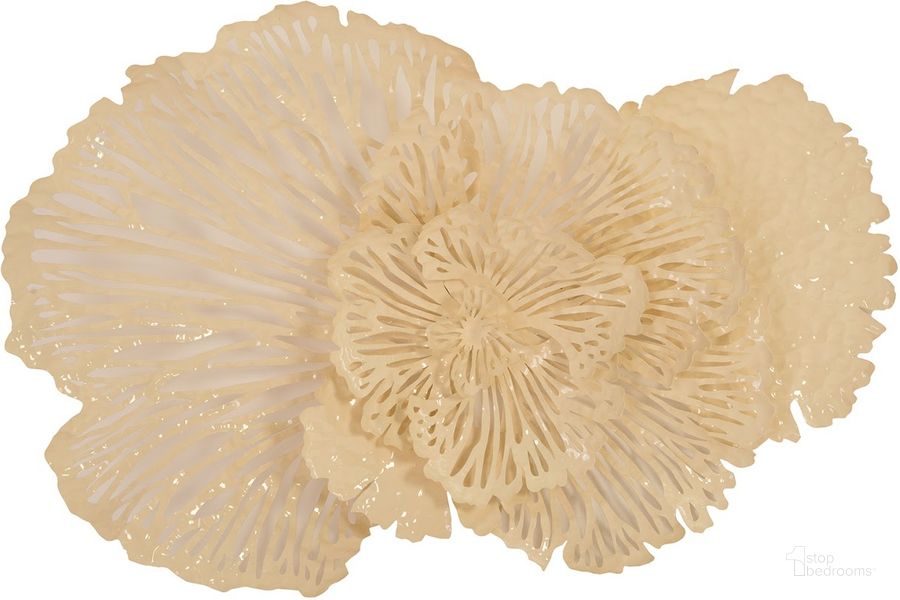 The appearance of Flower Wall Art TH83084 designed by Phillips Collection in the modern / contemporary interior design. This off white piece of furniture  was selected by 1StopBedrooms from  to add a touch of cosiness and style into your home. Sku: TH83084. Material: Metal. Product Type: Wall Decor. Image1