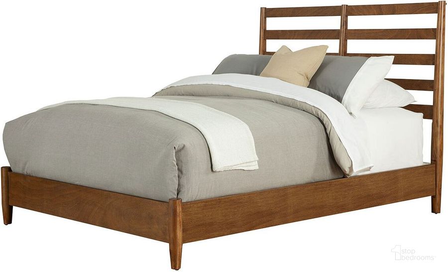 The appearance of Flynn Retro Acorn Cal King Platform Bed designed by Alpine in the transitional interior design. This brown piece of furniture  was selected by 1StopBedrooms from Flynn Collection to add a touch of cosiness and style into your home. Sku: 1066-27CK. Bed Type: Platform Bed. Material: Wood. Product Type: Platform Bed. Bed Size: California King. Image1