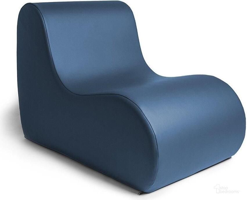 The appearance of Foam Labs Eldwin Large Classroom Foam Chair Premium Vinyl Cover In Royal Blue designed by Jaxx Bean Bags in the modern / contemporary interior design. This royal blue piece of furniture  was selected by 1StopBedrooms from  to add a touch of cosiness and style into your home. Sku: 17195161. Product Type: Accent Chair. Material: Vinyl. Image1