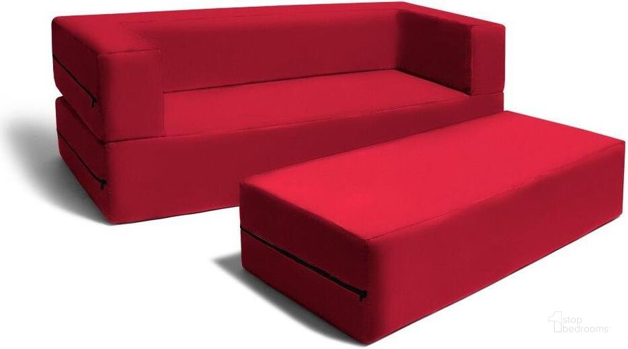 The appearance of Foam Labs Ikeda Big Kids Modular Sofa And Ottoman 17454276 designed by Jaxx Bean Bags in the modern / contemporary interior design. This cherry piece of furniture  was selected by 1StopBedrooms from  to add a touch of cosiness and style into your home. Sku: 17454276. Material: Microsuede. Product Type: Accent Chair. Image1