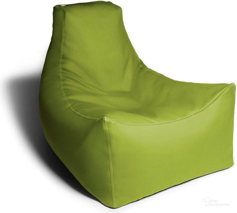 The appearance of Foam Labs Jokinen Premium Vinyl Classroom Bean Bag Chair In Green designed by Jaxx Bean Bags in the modern / contemporary interior design. This green piece of furniture  was selected by 1StopBedrooms from  to add a touch of cosiness and style into your home. Sku: 17016186. Product Type: Accent Chair. Material: Vinyl. Image1